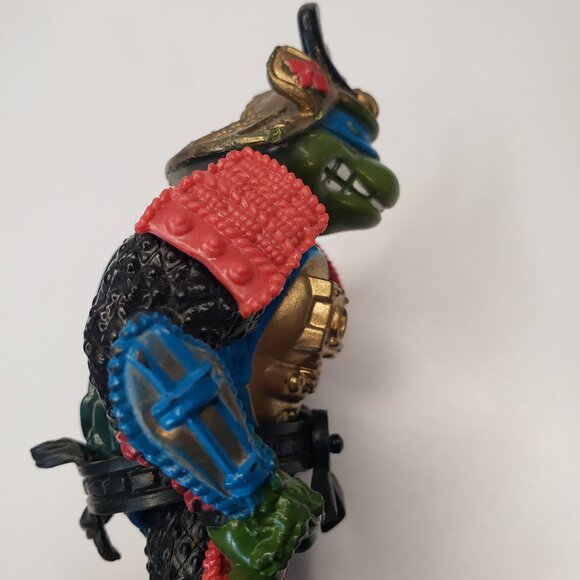TMNT Ninja Turtles 1990 Sewer Samurai Leo Leonardo Figure - Picture 7 of 13